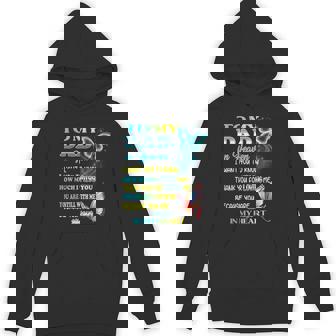 To My Dad In Heaven Poem Daughter And Son Missing Father Hoodie - Monsterry
