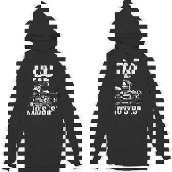 Dad Mows Best Riding Mower Retro Mowing Dad Hoodie - Thegiftio UK