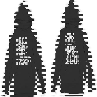 Dad Pops Legend Vintage Distressed Bold Pops Graphic Hoodie - Thegiftio