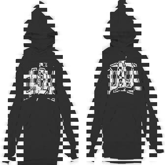 Dada Lightning Bolt Checkered Varsity Dad Father's Day Hoodie - Monsterry