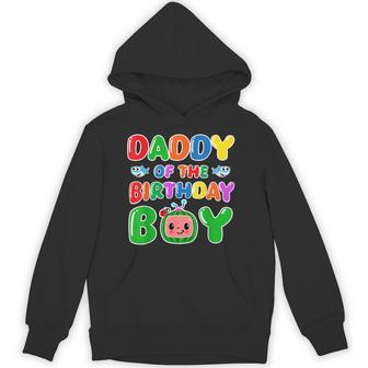 Daddy Of The Birthday Boy Melon Family Party Matching Hoodie - Thegiftio UK