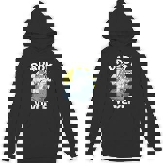 Daddy Wolf With Wolf Dad And Baby Boy Wolf On Fathers Day Hoodie - Monsterry