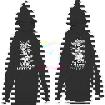Daddycorn Dad Dadacorn Unicron Fathers Day Baby Unicorn Hoodie - Monsterry