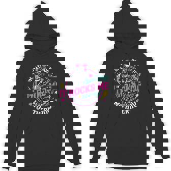 Some Days I Rock It Some Days It Rocks Me Motherhood Skull Hoodie - Thegiftio