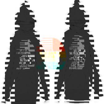 I Didn't Choose The Cat Dad Life Retro Father's Day Hoodie - Thegiftio UK