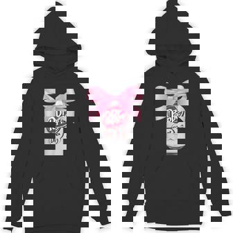 Diet Dr Pep Pink Bow Coquette Cute Girly Aesthetic Hoodie - Monsterry