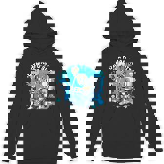 Doing Dad Shit Skeleton Toilet Father's Day Hoodie - Monsterry