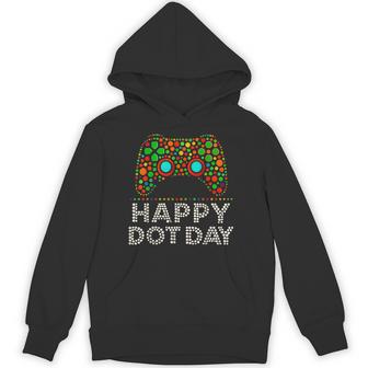 Dot Day 2025 September 15Th Polka Dot Gamers Game Controller Hoodie - Thegiftio