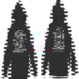 Eagle Usa Flag The Metric System Can't Measure Freedom Meme Hoodie - Monsterry