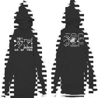 Eatleep Tennis おもしろレトロテニスプレーヤー クリスマスギフト Hoodie - Kawaiitshirt