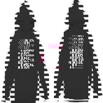 In This Family Nobody Fights Alone Breast Cancer Awareness Hoodie - Thegiftio