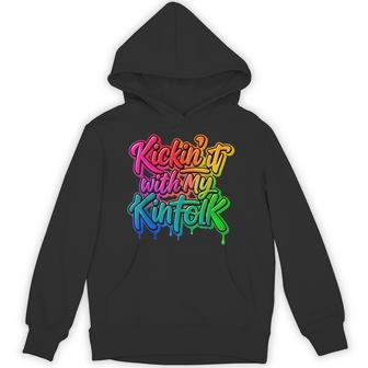 Family Reunion Kickin' It With My Kinfolk Hoodie - Thegiftio UK