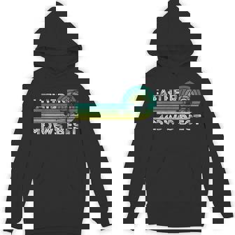 Father Mows Best Lawn Care Dad Mowing Gardener Father's Day Hoodie | Mazezy
