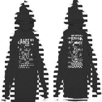 Fatherhood Some Days I Rock It Father's Day Skeleton Dad Hoodie | Mazezy