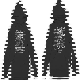 Fathor Like A Dad Just Way Mightier Father's Day Viking Hoodie - Thegiftio UK
