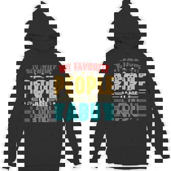 My Favorite People Call Me Abu Vintage Fathers Day Dad Hoodie | Mazezy