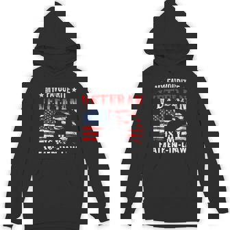 My Favorite Veteran Is My Father-In-Law Family Veteran's Day Hoodie - Thegiftio