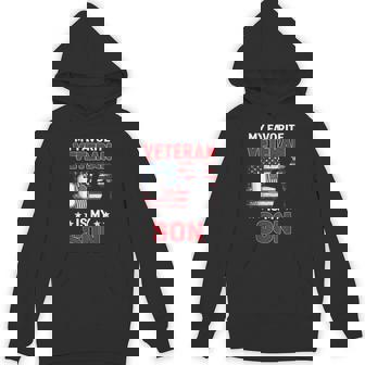 My Favorite Veteran Is My Son Usa Flag Veterans Day Hoodie - Monsterry