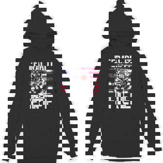 Feral But Free Racoon 4Th Of July Boy Usa Flag Hoodie - Thegiftio