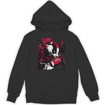 Ferocious Badger Football Lover Wisconsin Game Day Pop Hoodie - Thegiftio UK