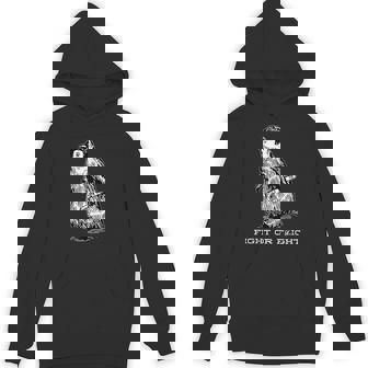 Fight Or Flight Penguin Meme North Pole Penguin Hoodie - Thegiftio