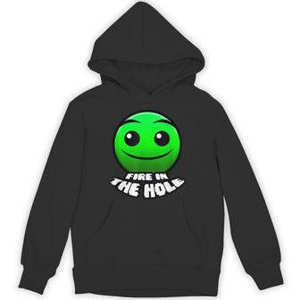 Fire In The HoleDash Video Game Geometry Hoodie - Thegiftio UK