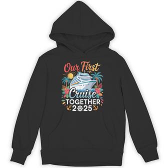 First Cruise 2025 Trip Matching Couples Family Cruise Outfit Hoodie - Thegiftio