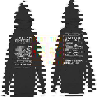 First Teach Then Beach I Am Earning A Summer Break Teachers Hoodie - Thegiftio UK