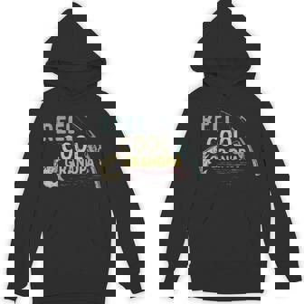 Fishing Reel Cool Grandpa Grandfather Fisherman Men Hoodie | Mazezy