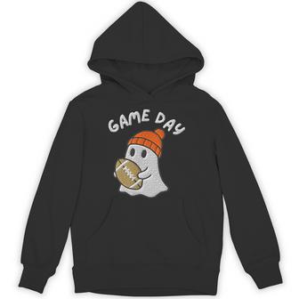 Football Game Day Ghost Halloween Hoodie - Thegiftio UK