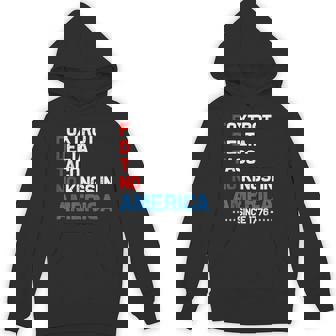 Foxtrot Delta Taco No King In America Since 1776 4Th Of July Hoodie - Thegiftio