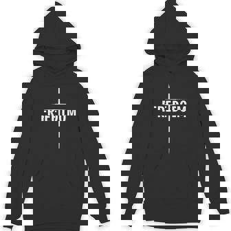 Freedom Cross Cross Freedom Hoodie | Mazezy