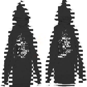 The Fuck You Lookin At 猫好きのための面白い下品なノベルティ パーカー - Kawaiitshirt