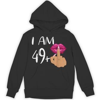 50Th BirthdayI Am 491 Finger BirthdayI'm 49 Plus 1 Hoodie - Thegiftio UK