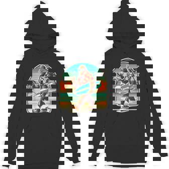 Bigfoot Aloha Hawaiian Surfing Tropical Beach Surfer Hoodie - Thegiftio UK