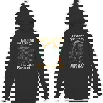 Bigfoot A Guy Like Me Is Hard To Forest Find Hoodie - Monsterry