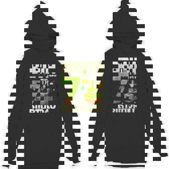 Birthday Boy Bruh It's My 7Th Birthday Game Pixel Hoodie - Thegiftio