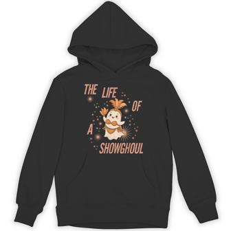 Boo Ghost The Life Of A Showghoul Spooky Halloween Hoodie | Mazezy