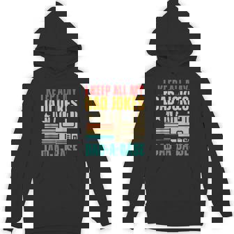 Dad Jokes In Dad-A-Base Vintage For Father's Day Mens Hoodie - Monsterry
