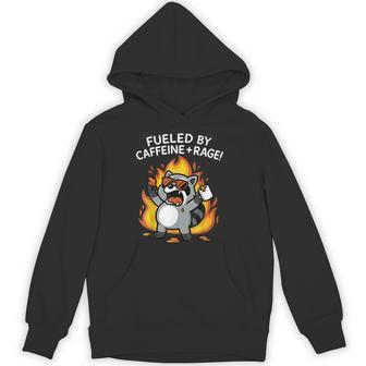 Fueled By Caffeine Rage Hoodie - Thegiftio UK