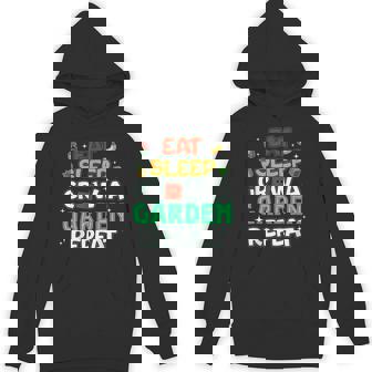 Game Eat Sleep Grow A Garden Repeat Gamer Hoodie - Thegiftio