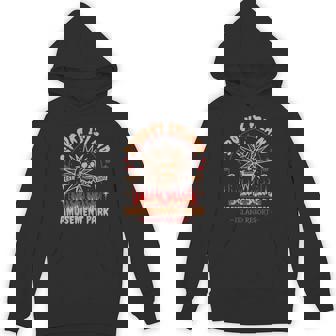 Halloween Spooky Island Est 2002 Amusement Park Skull Hoodie | Mazezy