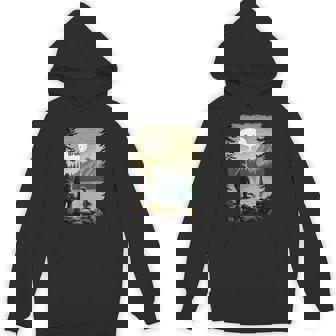 Introvert Bigfoot Sasquatch Loch Ness Monster Bruh Hoodie - Thegiftio UK