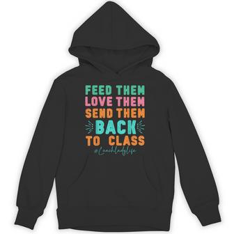 Lunch Lady Life School Cafeteria Worker Hoodie - Thegiftio UK