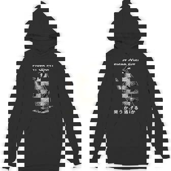 Penguin Fight Or Flight Meme Penguin With Knife Hoodie - Thegiftio