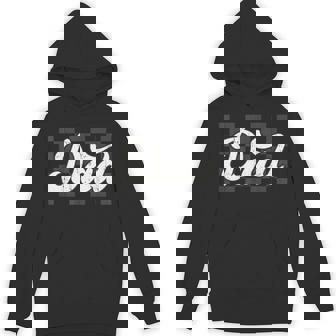 Retro Checkered Dad Fathers Day Vintage Family Hoodie - Monsterry