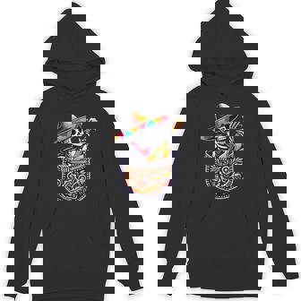 Skeleton Mariachi Guitar Pocket Cinco De Mayo Mexican Hoodie - Thegiftio UK
