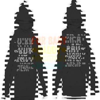 Fur Baby Daddy Pawsitively Awesome Dog Dad Father's Day Hoodie - Monsterry