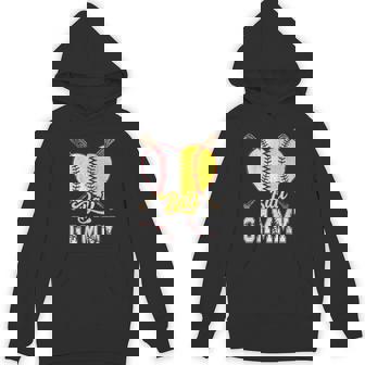 Gammy Of Both Ball Gammy Baseball Softball Pride Hoodie - Monsterry