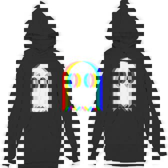 Ghost Trippy Vaporwave House Music Festival Edm Techno Rave Hoodie | Mazezy